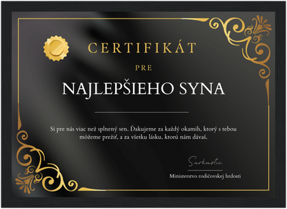 Certifikát Najlepší Syn (SK)